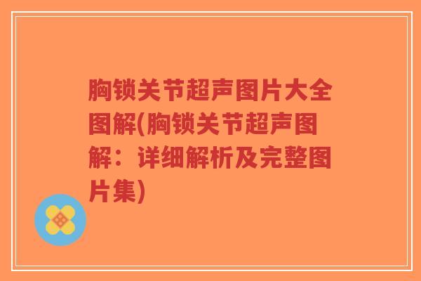 胸锁关节超声图片大全图解(胸锁关节超声图解:详细解析及完整图片集)-第1张图片-超越 胸锁关节超声图片大全图解(胸锁关节超声图解:详细解析及完整图片集)-第1张图片-超越