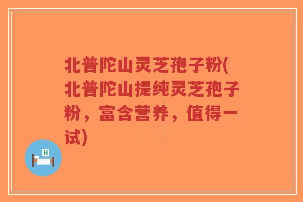 北普陀山灵芝孢子粉(北普陀山提纯灵芝孢子粉,富含营养,值得一试)-第1张图片-超越 北普陀山灵芝孢子粉(北普陀山提纯灵芝孢子粉,富含营养,值得一试)-第1张图片-超越