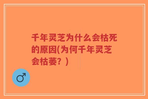 千年灵芝为什么会枯死的原因(为何千年灵芝会枯萎?)-第1张图片-超越 千年灵芝为什么会枯死的原因(为何千年灵芝会枯萎?)-第1张图片-超越