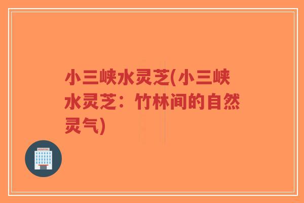 小三峡水灵芝(小三峡水灵芝:竹林间的自然灵气)-第1张图片-超越 小三峡水灵芝(小三峡水灵芝:竹林间的自然灵气)-第1张图片-超越
