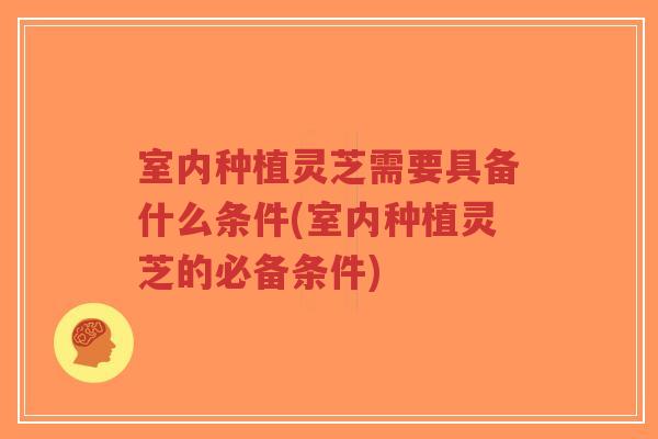 室内种植灵芝需要具备什么条件(室内种植灵芝的必备条件)-第1张图片-超越 室内种植灵芝需要具备什么条件(室内种植灵芝的必备条件)-第1张图片-超越