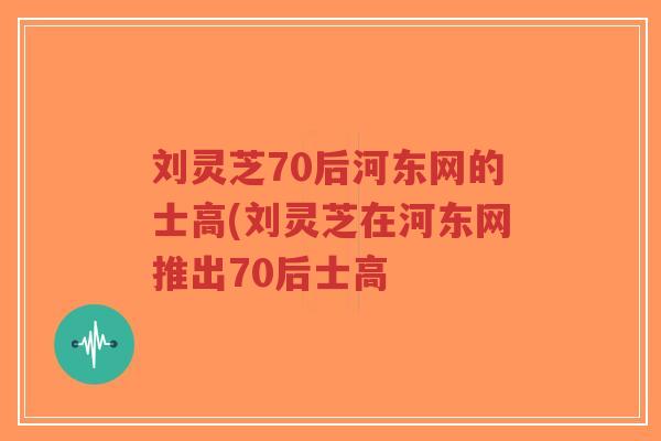 刘灵芝70后河东网的士高(刘灵芝在河东网推出70后士高-第1张图片-超越 刘灵芝70后河东网的士高(刘灵芝在河东网推出70后士高-第1张图片-超越
