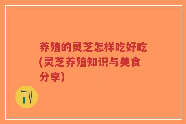 养殖的灵芝怎样吃好吃(灵芝养殖知识与美食分享)-第1张图片-超越 养殖的灵芝怎样吃好吃(灵芝养殖知识与美食分享)-第1张图片-超越