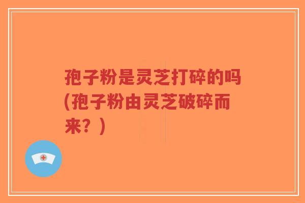 孢子粉是灵芝打碎的吗(孢子粉由灵芝破碎而来?)-第1张图片-超越 孢子粉是灵芝打碎的吗(孢子粉由灵芝破碎而来?)-第1张图片-超越