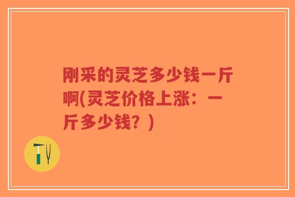刚采的灵芝多少钱一斤啊(灵芝价格上涨:一斤多少钱?)-第1张图片-超越 刚采的灵芝多少钱一斤啊(灵芝价格上涨:一斤多少钱?)-第1张图片-超越
