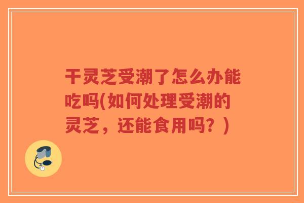 干灵芝受潮了怎么办能吃吗(如何处理受潮的灵芝，还能食用吗？)-第1张图片-超越