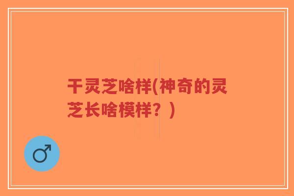 干灵芝啥样(神奇的灵芝长啥模样?)-第1张图片-超越 干灵芝啥样(神奇的灵芝长啥模样?)-第1张图片-超越