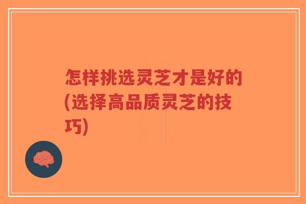 怎样挑选灵芝才是好的(选择高品质灵芝的技巧)-第1张图片-超越 怎样挑选灵芝才是好的(选择高品质灵芝的技巧)-第1张图片-超越