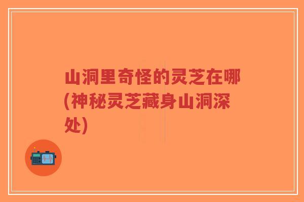 山洞里奇怪的灵芝在哪(神秘灵芝藏身山洞深处)-第1张图片-超越 山洞里奇怪的灵芝在哪(神秘灵芝藏身山洞深处)-第1张图片-超越