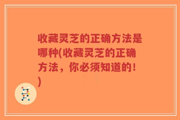 收藏灵芝的正确方法是哪种(收藏灵芝的正确方法,你必须知道的!)-第1张图片-超越 收藏灵芝的正确方法是哪种(收藏灵芝的正确方法,你必须知道的!)-第1张图片-超越