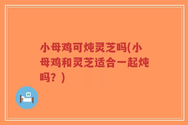 小母鸡可炖灵芝吗(小母鸡和灵芝适合一起炖吗?)-第1张图片-超越 小母鸡可炖灵芝吗(小母鸡和灵芝适合一起炖吗?)-第1张图片-超越