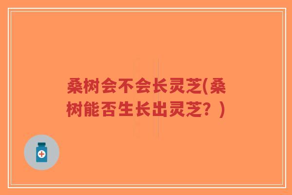 桑树会不会长灵芝(桑树能否生长出灵芝?)-第1张图片-超越 桑树会不会长灵芝(桑树能否生长出灵芝?)-第1张图片-超越