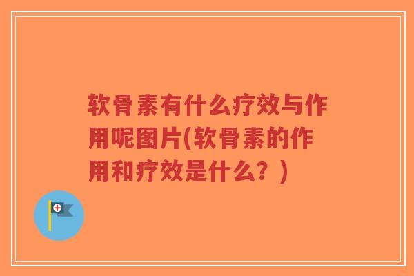 软骨素有什么疗效与作用呢图片(软骨素的作用和疗效是什么?)-第1张图片-超越 软骨素有什么疗效与作用呢图片(软骨素的作用和疗效是什么?)-第1张图片-超越