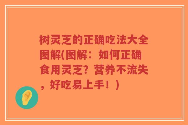 树灵芝的正确吃法大全图解(图解:如何正确食用灵芝?营养不流失,好吃易上手!)-第1张图片-超越 树灵芝的正确吃法大全图解(图解:如何正确食用灵芝?营养不流失,好吃易上手!)-第1张图片-超越