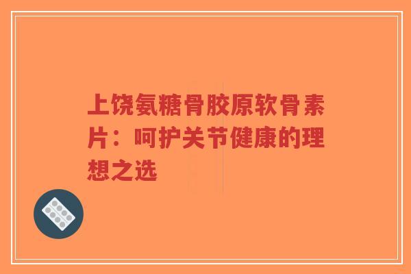 上饶氨糖骨胶原软骨素片：呵护关节健康的理想之选-第1张图片-超越