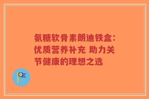 氨糖软骨素朗迪铁盒:优质营养补充 助力关节健康的理想之选-第1张图片-超越 氨糖软骨素朗迪铁盒:优质营养补充 助力关节健康的理想之选-第1张图片-超越