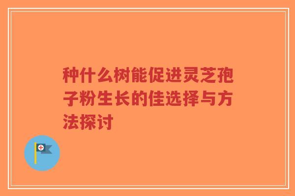 种什么树能促进灵芝孢子粉生长的佳选择与方法探讨-第1张图片-超越 种什么树能促进灵芝孢子粉生长的佳选择与方法探讨-第1张图片-超越