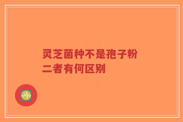 灵芝菌种不是孢子粉 二者有何区别-第1张图片-超越 灵芝菌种不是孢子粉 二者有何区别-第1张图片-超越