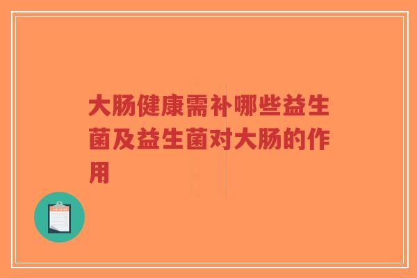 大肠健康需补哪些益生菌及益生菌对大肠的作用-第1张图片-超越 大肠健康需补哪些益生菌及益生菌对大肠的作用-第1张图片-超越