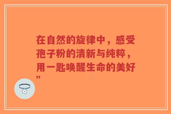 在自然的旋律中,感受孢子粉的清新与纯粹,用一匙唤醒生命的美好”-第1张图片-超越 在自然的旋律中,感受孢子粉的清新与纯粹,用一匙唤醒生命的美好”-第1张图片-超越