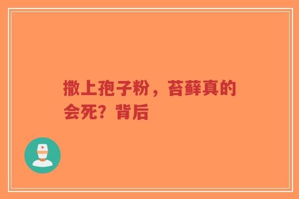 撒上孢子粉,苔藓真的会死?背后-第1张图片-超越 撒上孢子粉,苔藓真的会死?背后-第1张图片-超越