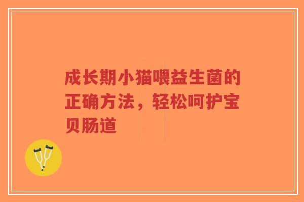 成长期小猫喂益生菌的正确方法，轻松呵护宝贝肠道-第1张图片-超越